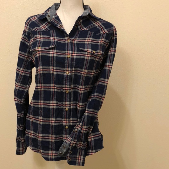 jachs girlfriend Tops - •Jachs girlfriend• flannel long sleeve